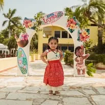 Familia en celebración religiosa
